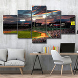 Boston Red Sox Stadium Wall Art Fenway Park Stadium Canvas Prints,Multi Panels,Sport Stadium Art Prints, Fan Gift