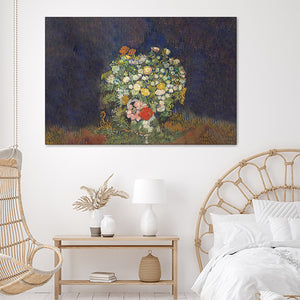 Bouquet Of Flowers By Vincent Van Gogh Canvas Wall Art - Canvas Prints, Prints for Sale, Canvas Painting, Canvas On Sale