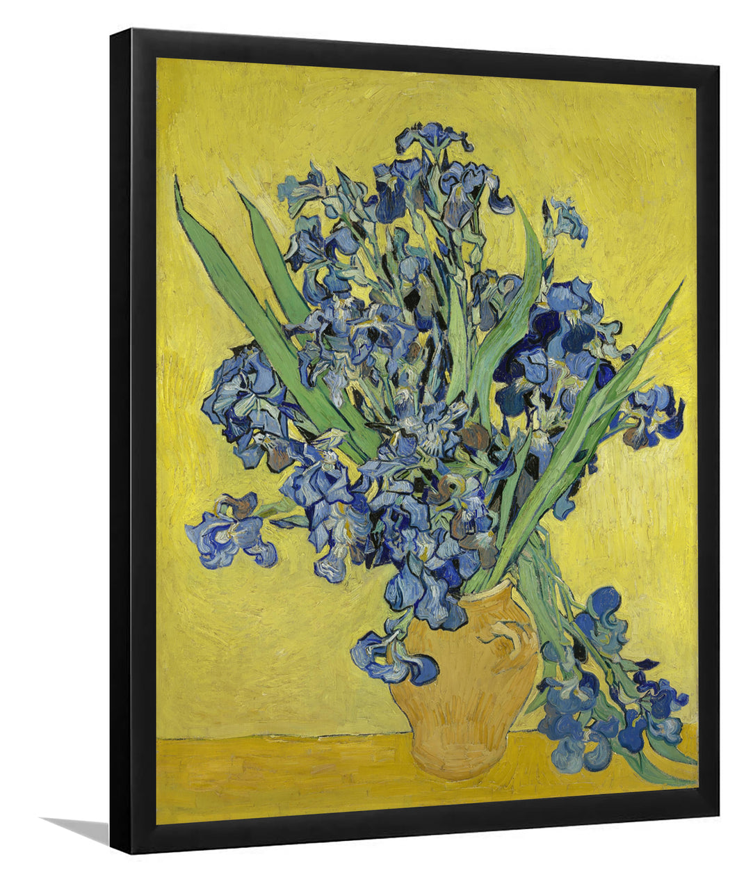 Bouquet Of Irises By Vincent Van Gogh-Art Print,Frame Art,Plexiglass Cover