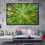Branch Tree Trees Canvas Framed Canvas Prints Wall Art Home Decor - Painting Canvas, Black Frame, Framed Picture