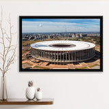 Brasilia Stadium, Stadium Canvas, Sport Art, Gift for him, Framed Canvas Prints Wall Art Decor, Framed Picture