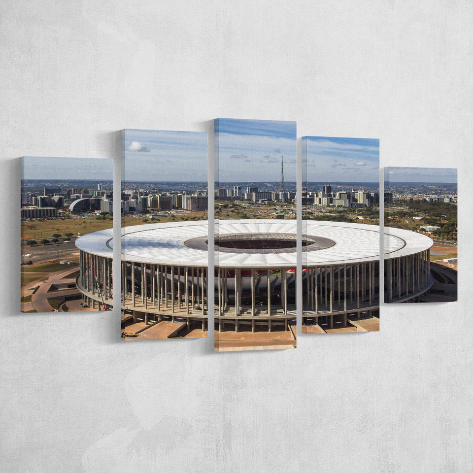 Brasilia Stadium, Stadium Canvas, Sport Art, Large Canvas, Multi Panels, Canvas Prints Wall Art Decor