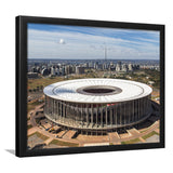 Brasilia Stadium, Stadium Canvas, Sport Art, Gift for him, Framed Art Prints Wall Art Decor, Framed Picture