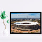 Brasilia Stadium, Stadium Canvas, Sport Art, Gift for him, Framed Art Prints Wall Art Decor, Framed Picture
