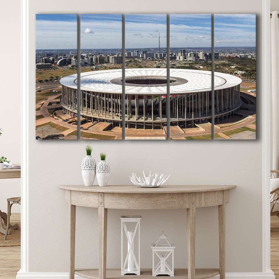 Brasilia Stadium, Stadium Canvas, Sport Art, Gift for him, Multi Panels B, Canvas Prints Wall Art Decor