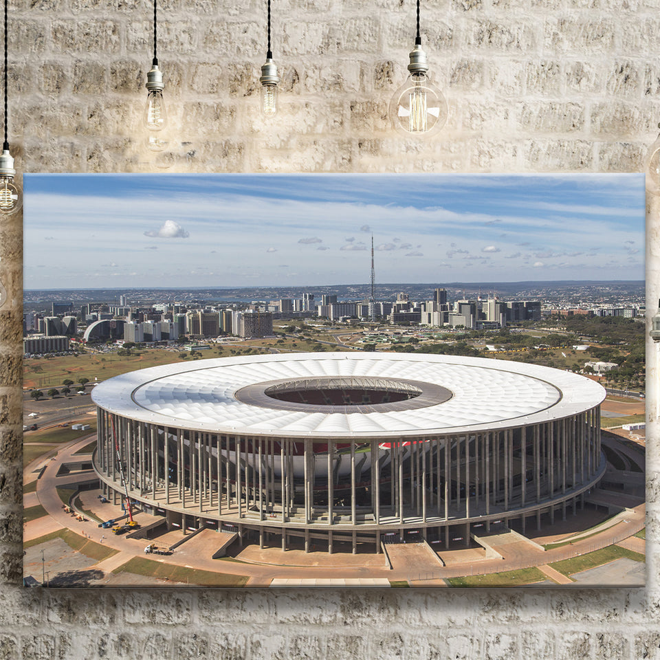 Brasilia Stadium, Stadium Canvas, Sport Art, Gift for him, Fan Gift, Canvas Prints Wall Art Decor