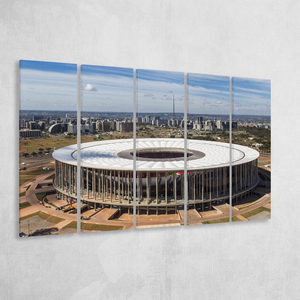 Brasilia Stadium, Stadium Canvas, Sport Art, Gift for him, Multi Panels B, Canvas Prints Wall Art Decor