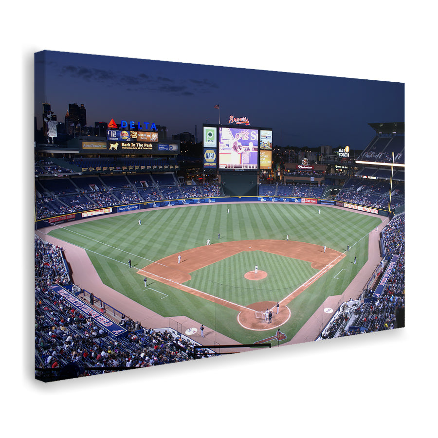 Braves Turner Field From A Rockymountainway Point Of View Canvas Wall Art - Canvas Prints, Prints for Sale, Canvas Painting, Canvas on Sale