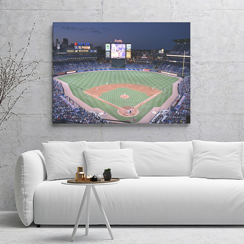 Braves Turner Field From A Rockymountainway Point Of View Canvas Wall Art - Canvas Prints, Prints for Sale, Canvas Painting, Canvas on Sale