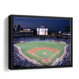 Braves Turner Field From A Rockymountainway Point Of View Framed Canvas Prints Wall Art - Painting Prints,Wall Decor, Painting Canvas