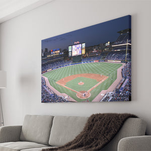 Braves Turner Field From A Rockymountainway Point Of View Canvas Wall Art - Canvas Prints, Prints for Sale, Canvas Painting, Canvas on Sale