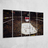 Bridgestone Arena Nashville, Stadium Canvas, Sport Art, Gift for him, Multi Panels B, Canvas Prints Wall Art Decor