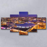 Bridgestone Arena, Stadium Canvas, Sport Art, Large Canvas, Multi Panels, Canvas Prints Wall Art Decor