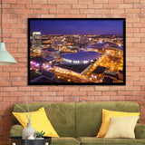 Bridgestone Arena, Stadium Canvas, Sport Art, Gift for him, Framed Art Prints Wall Art Decor, Framed Picture