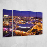 Bridgestone Arena, Stadium Canvas, Sport Art, Gift for him, Multi Panels B, Canvas Prints Wall Art Decor