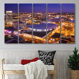 Bridgestone Arena, Stadium Canvas, Sport Art, Gift for him, Multi Panels B, Canvas Prints Wall Art Decor