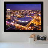 Bridgestone Arena, Stadium Canvas, Sport Art, Gift for him, Framed Art Prints Wall Art Decor, Framed Picture