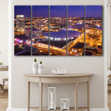 Bridgestone Arena, Stadium Canvas, Sport Art, Gift for him, Multi Panels B, Canvas Prints Wall Art Decor