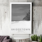 Bridgetown Barbados Black And White Art Canvas Prints Wall Art Home Decor
