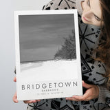 Bridgetown Barbados Black And White Art Canvas Prints Wall Art Home Decor