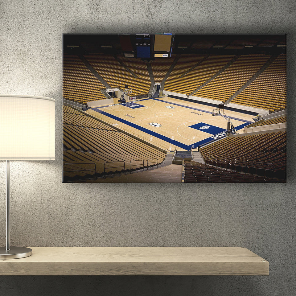 Brigham Young University Stadium Canvas Prints Marriott Center Wall Art,Sport Stadium Art Prints, Fan Gift, Wall Decor