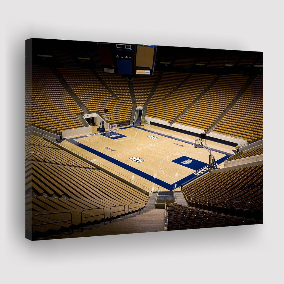 Brigham Young University Stadium Canvas Prints Marriott Center Wall Art,Sport Stadium Art Prints, Fan Gift, Wall Decor