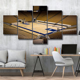 Brigham Young University Stadium Canvas Prints Marriott Center Wall Art,Multi Panels,Sport Stadium Art Prints, Fan Gift