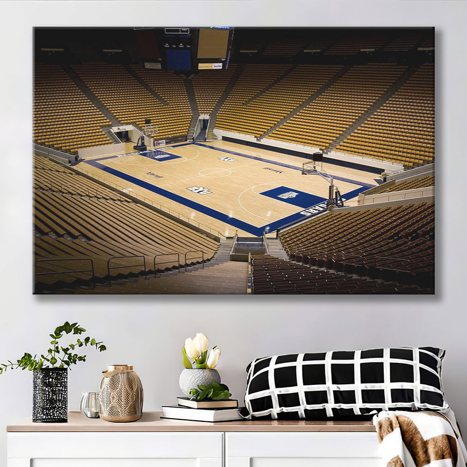 Brigham Young University Stadium Canvas Prints Marriott Center Wall Art,Sport Stadium Art Prints, Fan Gift, Wall Decor