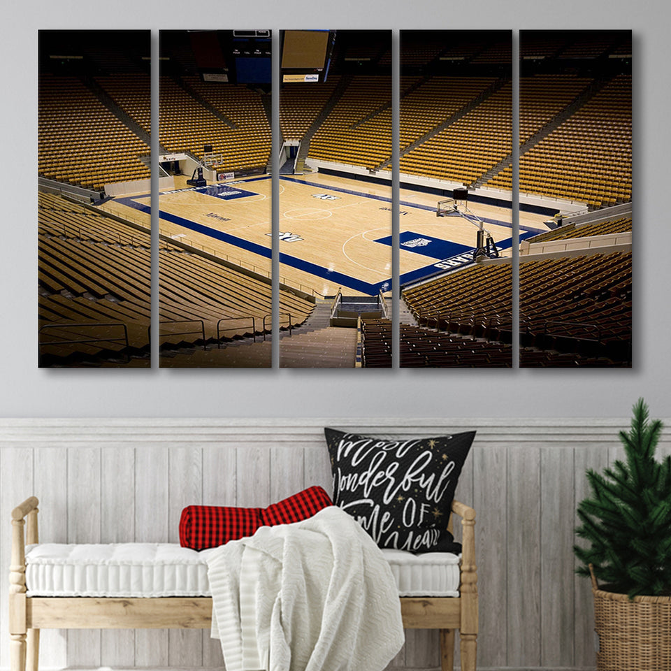 Brigham Young University Stadium Canvas Prints Marriott Center Wall Art,Multi Panels B,Sport Stadium Art Prints, Fan Gift