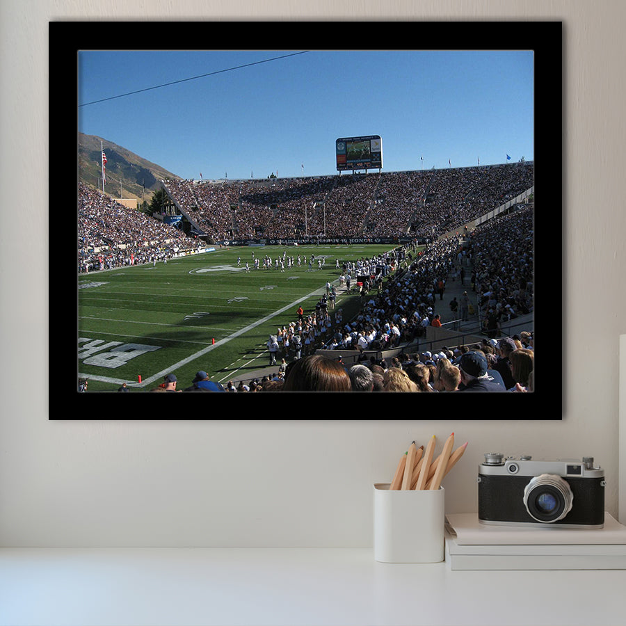 Brigham Young University Cougars Stadium Art Prints Lavell Edwards Stadium,Sport Stadium Art Prints, Fan Gift, Wall Decor