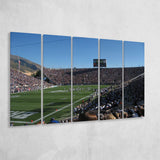 Brigham Young University Cougars Stadium Canvas Prints Lavell Edwards Stadium,Multi Panels B,Sport Stadium Art Prints, Fan Gift