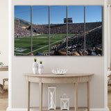 Brigham Young University Cougars Stadium Canvas Prints Lavell Edwards Stadium,Multi Panels B,Sport Stadium Art Prints, Fan Gift