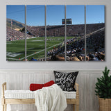 Brigham Young University Cougars Stadium Canvas Prints Lavell Edwards Stadium,Multi Panels B,Sport Stadium Art Prints, Fan Gift