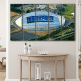 Brighton  Hove Albion Stadium Canvas Prints Falmer Stadium Aerial,Multi Panels B,Sport Stadium Art Prints, Fan Gift