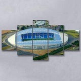 Brighton  Hove Albion Stadium Canvas Prints Falmer Stadium Aerial,Multi Panels,Sport Stadium Art Prints, Fan Gift