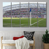 Brighton  Hove Albion Stadium Canvas Prints Falmer Stadium Wall Art,Multi Panels B,Sport Stadium Art Prints, Fan Gift