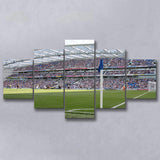 Brighton  Hove Albion Stadium Canvas Prints Falmer Stadium Wall Art,Multi Panels,Sport Stadium Art Prints, Fan Gift