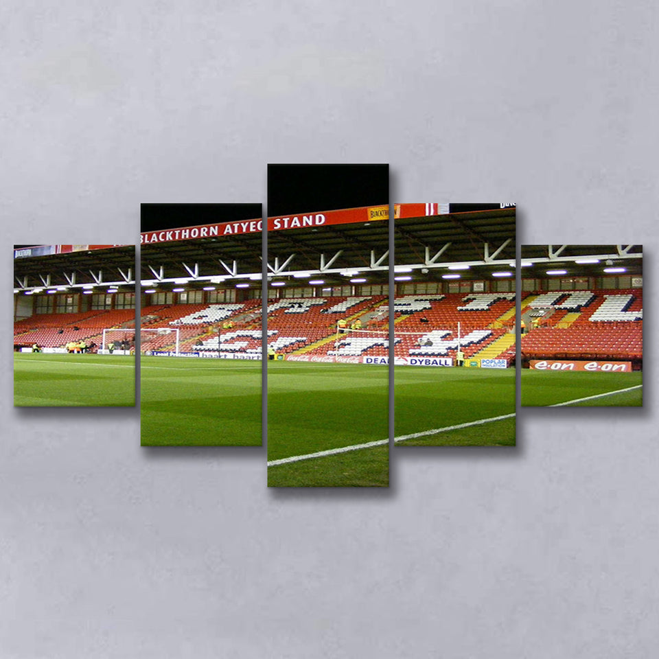 Bristol City Stadium Canvas Prints Ashton Gate Stadium Wall Art,Multi Panels,Sport Stadium Art Prints, Fan Gift