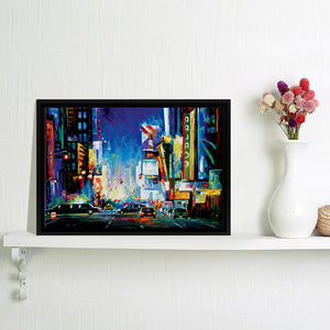 Broadway Canvas Wall Art - Canvas Print, Framed Canvas, Painting Canvas