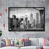 Brooklyn Bridge Art New York City Framed Art Prints Wall Art Decor, Framed Picture, Home Decor