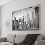 Brooklyn Bridge Art New York City Bridge Landscape Canvas Prints Wall Art Home Decor - Painting Canvas, Ready to hang