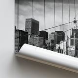 Brooklyn Bridge Art New York City Poster Prints Wall Art Decor, Unframe, Poster Art