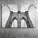 Brooklyn Bridge in New York City Brooklyn Bridge Black and White Canvas Prints Wall Art Decor - Paiting Canvas, Art Prints, Wall Decor