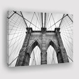 Brooklyn Bridge in New York City Brooklyn Bridge Black and White Canvas Prints Wall Art Decor - Paiting Canvas, Art Prints, Wall Decor