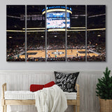 Brooklyn Nets Stadium Canvas Prints Barclays Center Wall Art Basketball,Multi Panels B,Sport Stadium Art Prints, Fan Gift