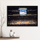 Brooklyn Nets Stadium Framed Canvas Prints Barclays Center Wall Art Basketball,Sport Stadium Art Prints, Fan Gift