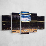Brooklyn Nets Stadium Canvas Prints Barclays Center Wall Art Basketball,Multi Panels,Sport Stadium Art Prints, Fan Gift