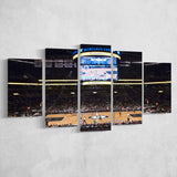 Brooklyn Nets at Barclays Center, Stadium Canvas, Sport Art, Large Canvas, Multi Panels, Canvas Prints Wall Art Decor