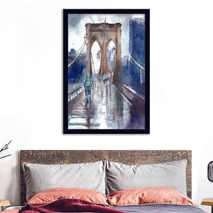 Brooklyn Bridge Nyc Framed Wall Art - Framed Prints, Print for Sale, Painting Prints, Art Prints