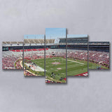 Bryant Denny Stadium Canvas Prints Alabama Crimson Tide Poster,Multi Panels,Sport Stadium Art Prints, Fan Gift